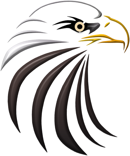 Birds Illustrations Art & Islamic Graphics - Aigle En Or Dessin (440x528)
