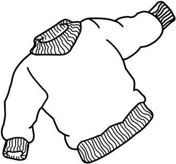 Sweater Hoodie T-shirt Clothing Christmas Jumper - Sweater Clip Art Black And White (364x340)