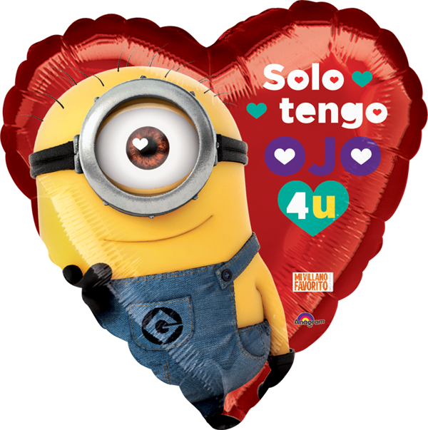 Minion Enamorado Minions Minions, Rooster, In Love, - Despicable Me Birthday Boy Birthday Card Minion (600x603)