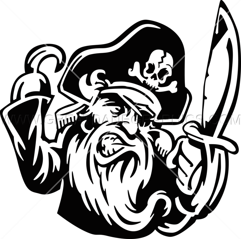 Pirate With Hook Drawing (825x818)