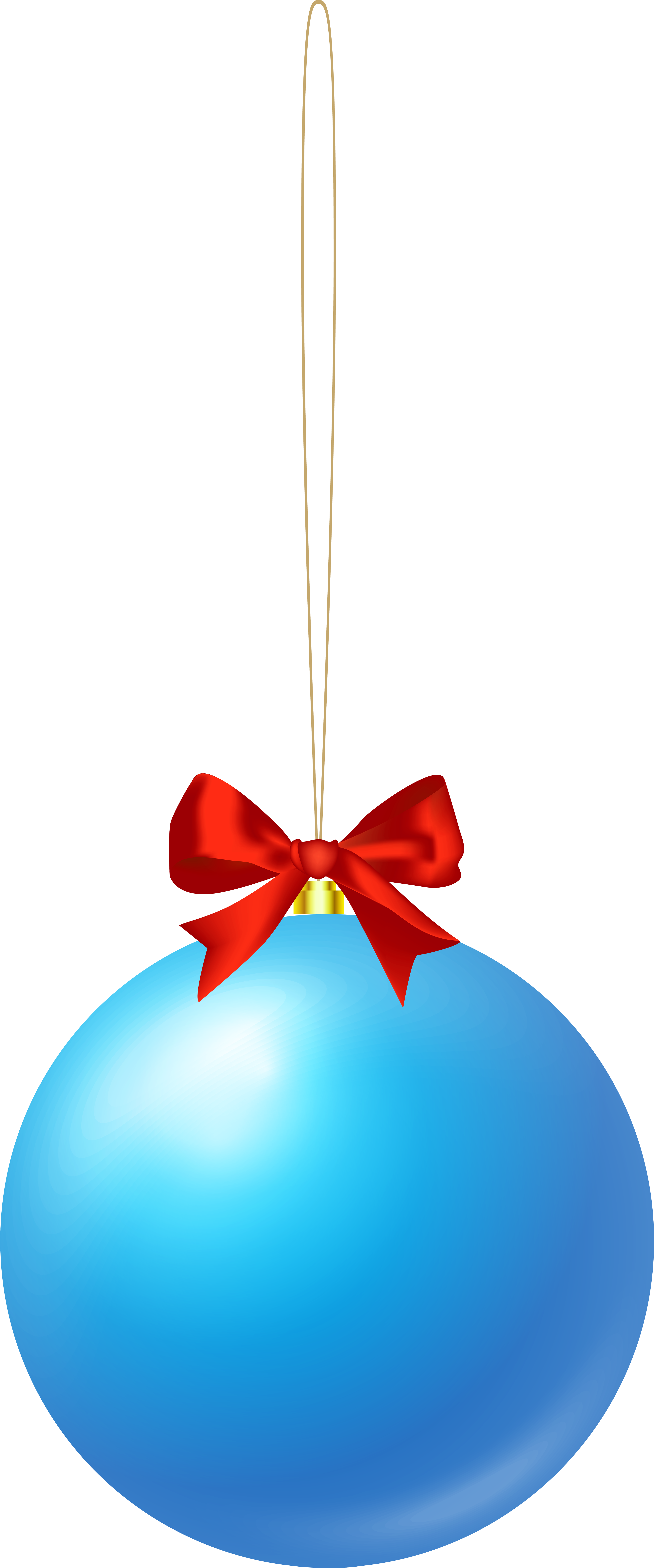Christmas Ball Blue Png Clip Art - Christmas Decoration (3379x8000)