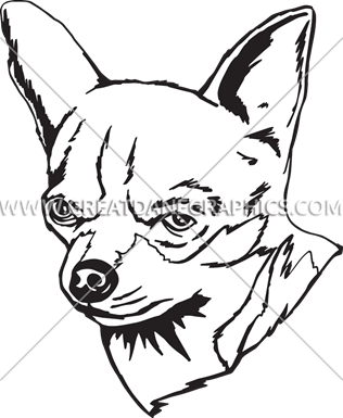 Download Black Chihuahua Clipart - Drawing (316x385)