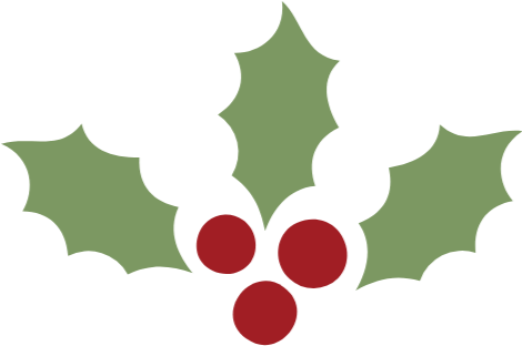 Find Out More About The History Of The Lindesay Christmas - Printable Holly (542x411)