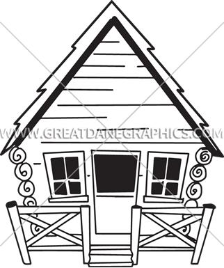 Clip Library Camp Production Ready Artwork - Cottage (322x385)