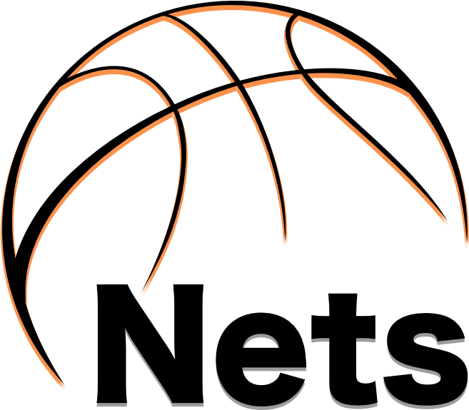 The Brooklyn Nets - Vector Basketball (812x717)