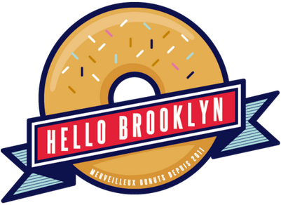 Hello Brooklyn On Twitter - Brooklyn Donuts Logo (400x400)