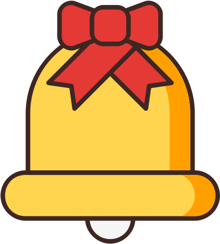 Bell, Christmas, Christmas, Church, Christian, Ribbon, - Ring (512x512)