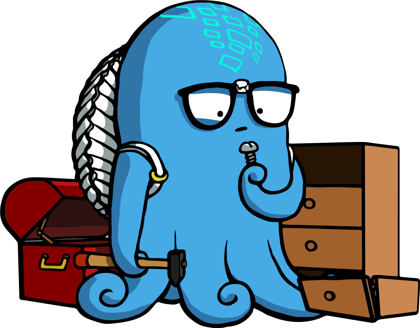 Deepstream On Twitter - Open Source Mascot (1440x1125)