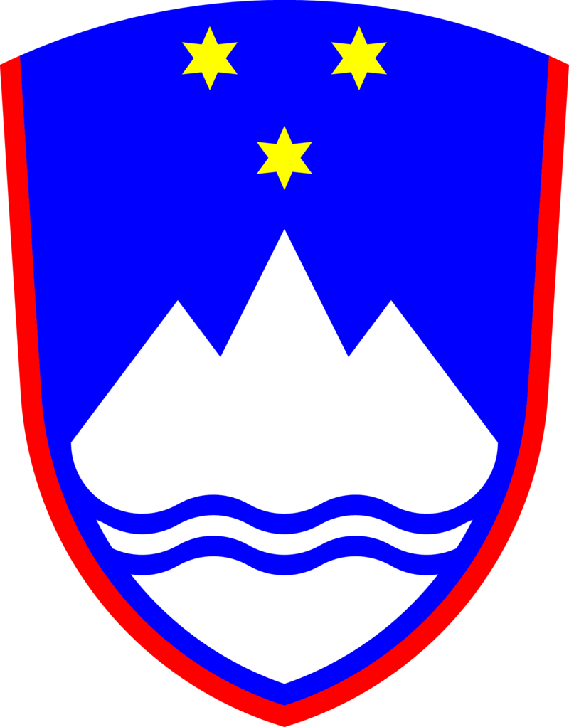 Detailed Explanation Of The Symbols Of The Coat Of - Bandera De Eslovenia Escudo (800x1022)