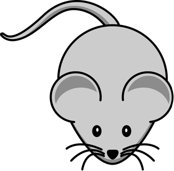 bits And Pieces From The Church Mouse - Cartoon Mouse Shower Curtain (354x349)