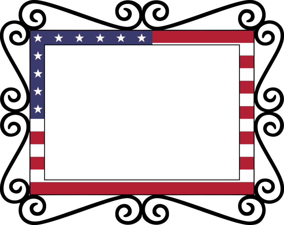 All Photo Png Clipart - Usa Flag Frame Png (948x750)