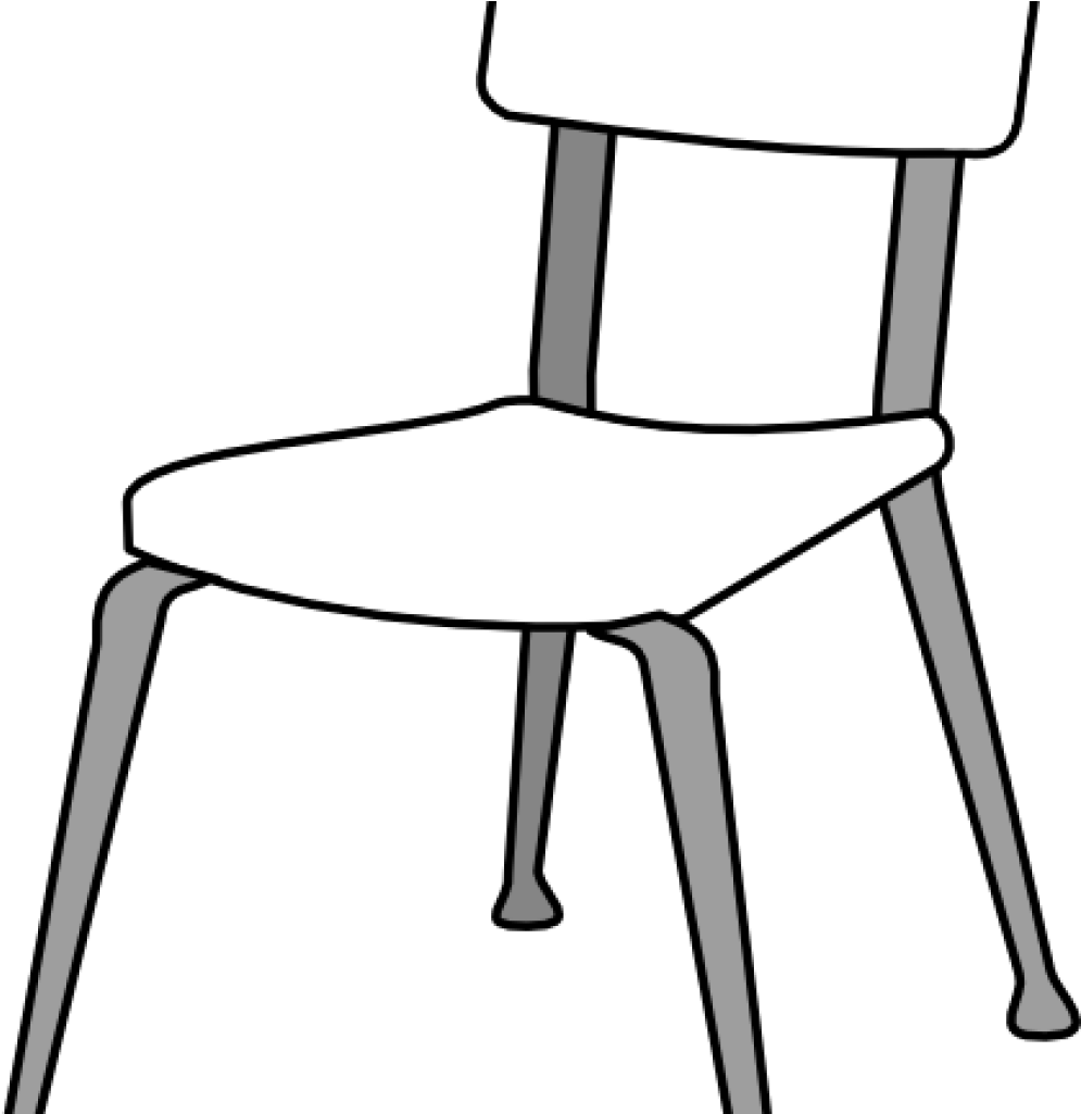 School Chair Clipart White Classroom Chair Clip Art - Red Chair Clipart Png (1024x1024)