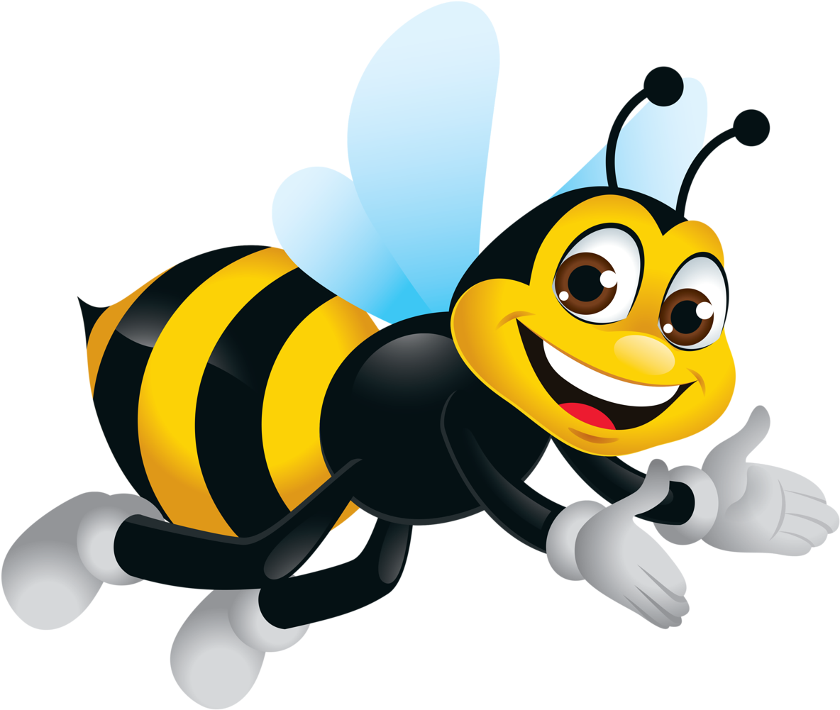 Bee Clipart, Bumble Bees, Views Album, Insects - Abejorros Dibujo Animado (1280x1079)