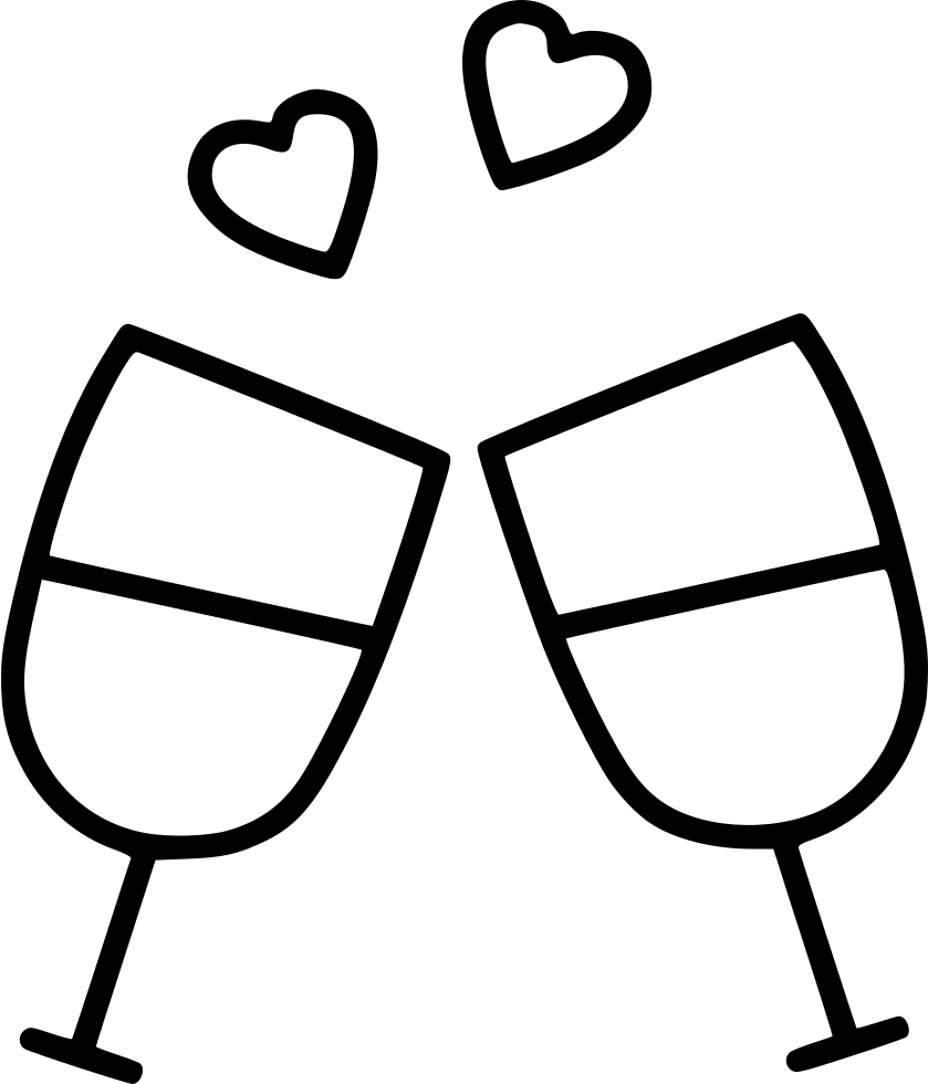 Wedding Toast Icon Clipart Toast Clip Art - Wedding Toast Vector (839x980)