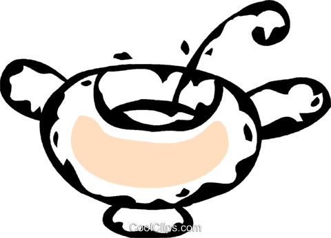 Sugar Bowl Royalty Free Vector Clip Art Illustration - Vector Graphics (480x346)