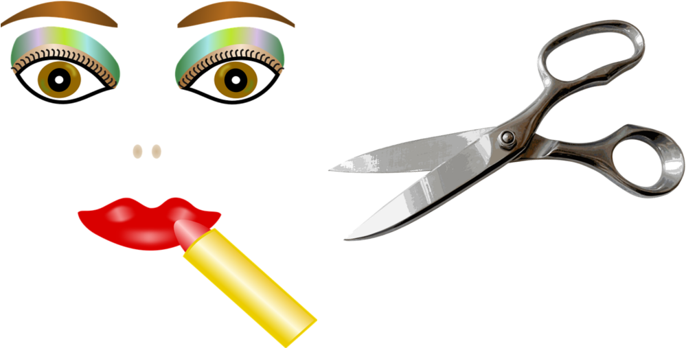 Jewelry Clip Scissor - Cosmetics (1000x900)