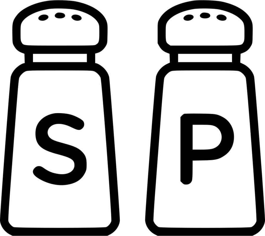 Download Salt And Pepper Icon Clipart Condiment Computer - Salt And Pepper Clip Art (900x803)