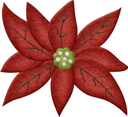 Winter Wonderland - Poinsettia (562x512)