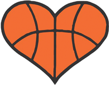 Heart Pictures Clipart Basketball - Heart Pictures Clipart Basketball (450x450)