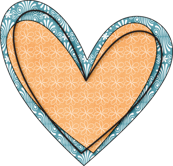 Hearts ‿✿⁀♡♥♡❤ Clean Heart, Scrapbook Embellishments, - Illustration (600x573)