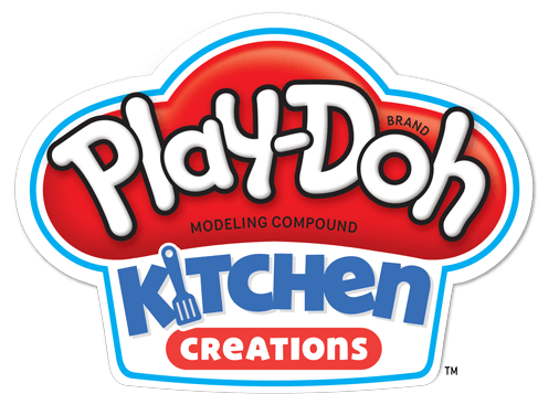 Play Doh Png Clip Royalty Free Library - Play Doh Kitchen Logo (500x371)