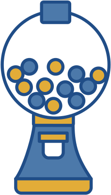 Gumball Machine Icon - Vector Graphics (550x550)