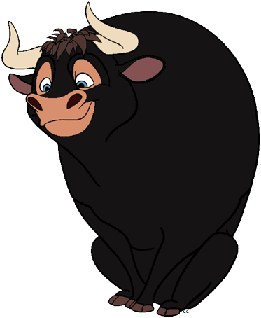 Ferdinand The Bull Returns To The Big Screen Outdoors - Ferdinand The Bull Clipart (373x454)