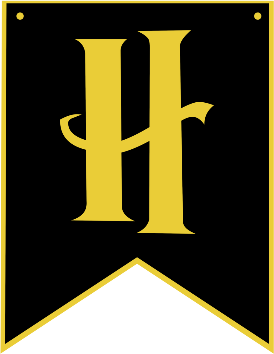 Download Large Hogwarts Banners Clipart Harry Potter - Download Large Hogwarts Banners Clipart Harry Potter (900x1157)
