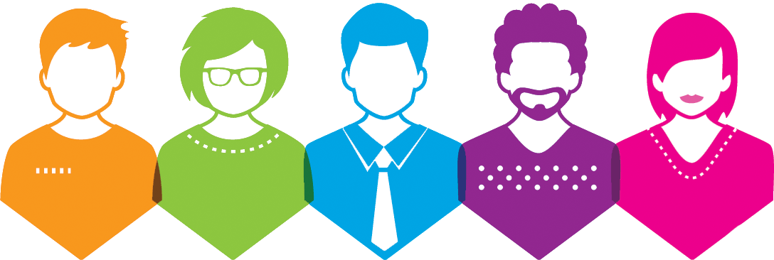 Colors Clipart Person - Colors Clipart Person (1088x366)