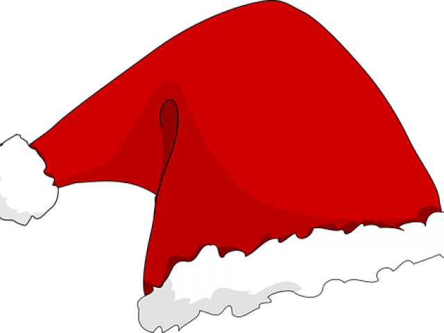 Merry Christmas Clipart Cap - Santa Hat Clipart (640x480)