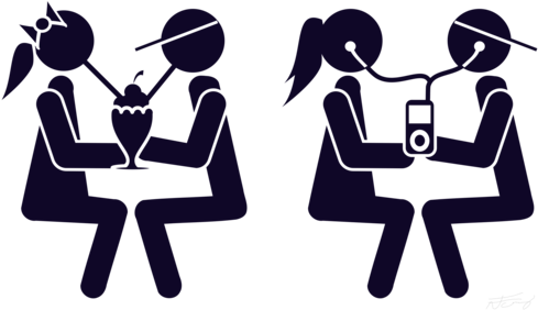 Clip Art Couples Computer Icons Can Stock Photo Black - Couple Clipart Black And White (525x340)