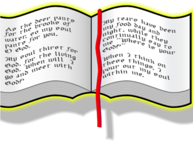 Scripture Clipart Opened Bible - Clipart Bible Open (640x480)