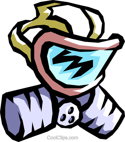 Gas Mask Royalty Free Vector Clip Art Illustration - Respirator Clip Art (421x480)