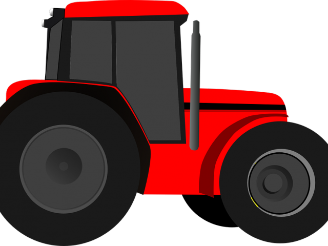 Agriculture Clipart John Deere Tractor - Cartoon Tractor (640x480)