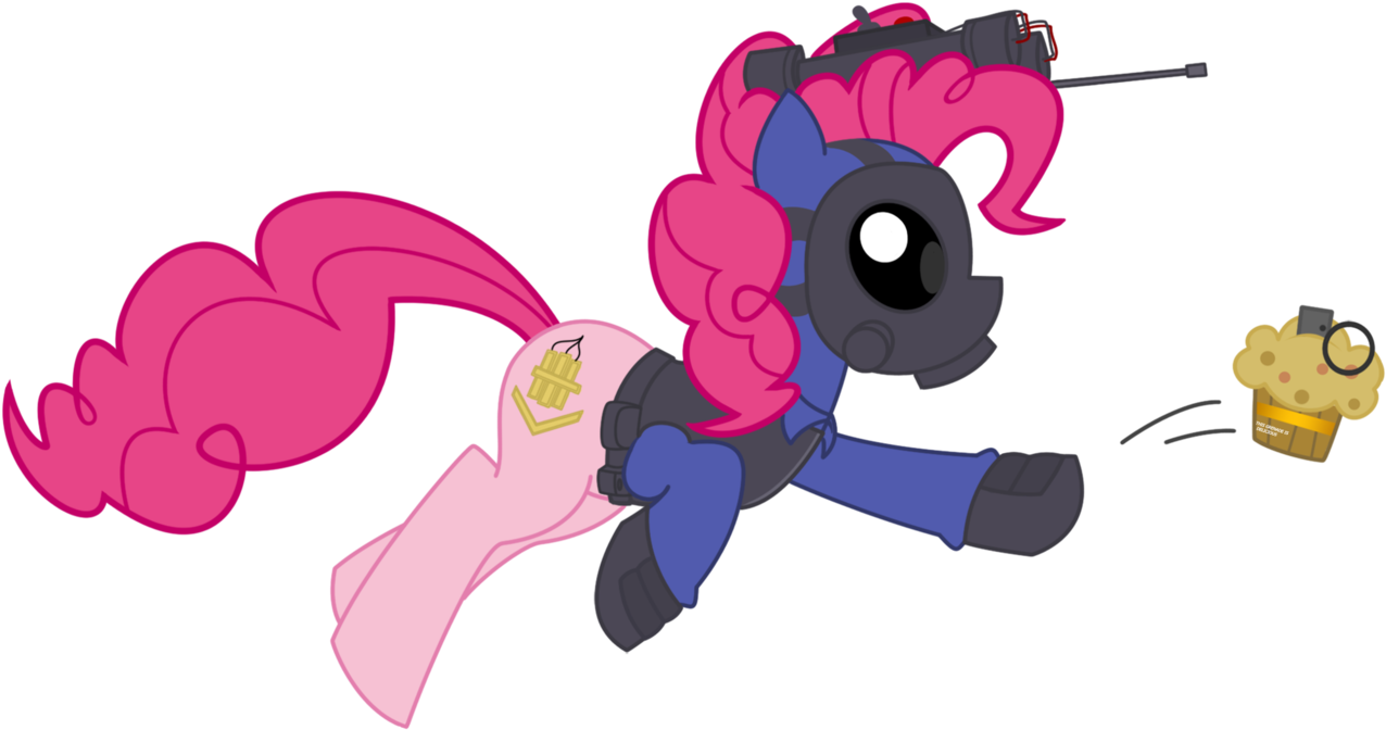 Gas Mask Clipart Grenade - Pinkie Pie (1280x678)