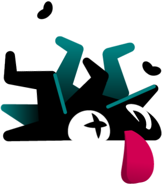 Animated Sticker I'm Dead - Animated Sticker I'm Dead (408x408)
