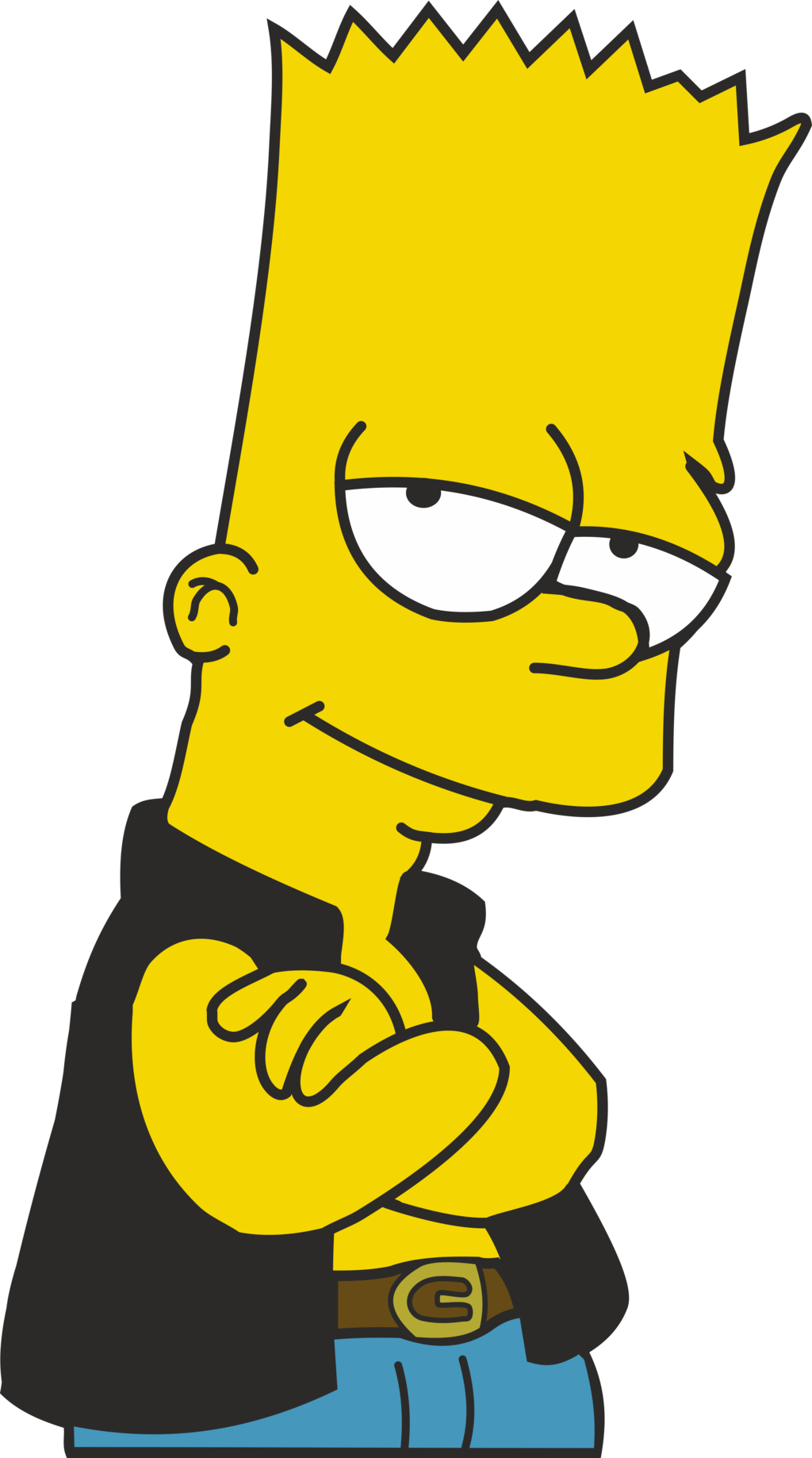 Gas Mask Clipart Bart Simpson - Bart Simpson Png (1024x1838)