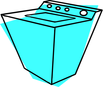 Washing Machines Laundry Computer Icons Download - Washing Machine Clip Art (403x340)