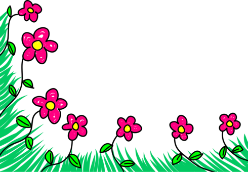 Cut Flowers Floral Design Cartoon - Cut Flowers Floral Design Cartoon (490x340)