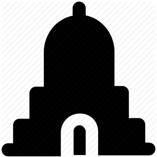 Heaven Castle Png Svg Black And White Download - Portable Network Graphics (512x512)
