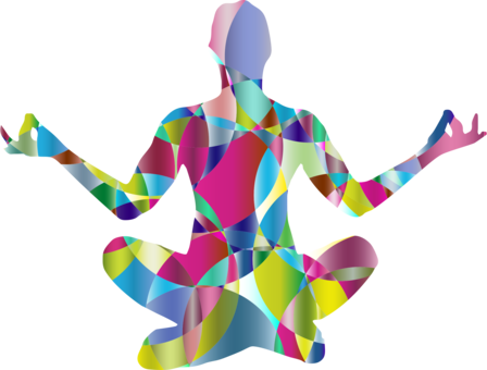 Kundalini Yoga Yogi Ashtanga Vinyasa Yoga - Abstract Yoga Poses (448x340)
