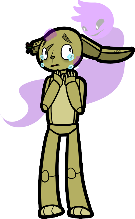 Fazbear Tumblr Baby Zombie Bunny And Purple - Fazbear Tumblr Baby Zombie Bunny And Purple (459x746)