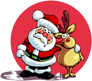 Santa Claus Christmas Day Christmas Card Greeting & - Merry Christmas Card For Friend (378x340)