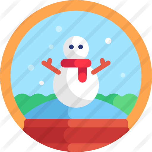 Snow Globe Free Icon - Snow (512x512)