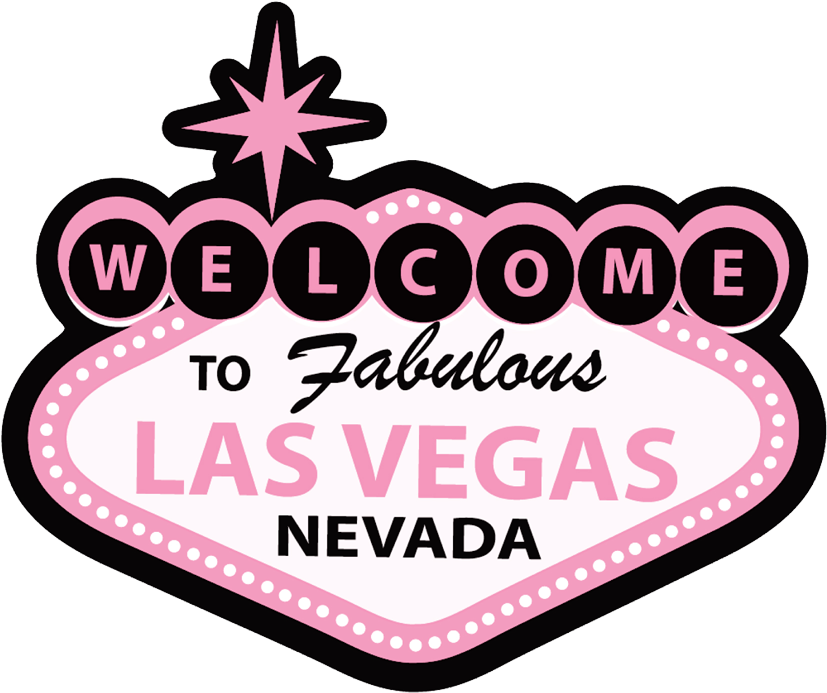 Pink Welcome To Las Vegas Sign - Pink Welcome To Vegas Sign (840x698)