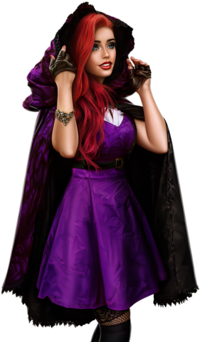 Tube Fille 9 Gothic Vampire, Women Halloween, Vampires, - Halloween Costume (296x500)