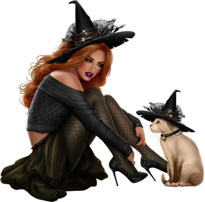 Tubes 3d Artist Nocturne 3d Artist, Nocturne, Illustration - Witch (800x790)