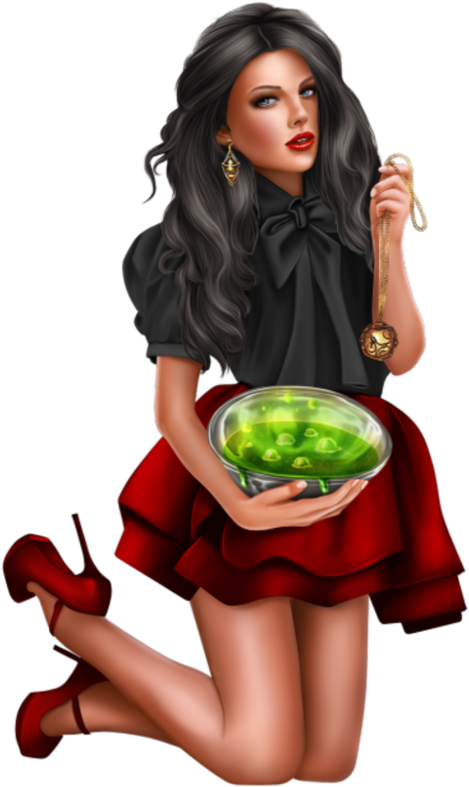 Tube Halloween Femme Halloween 1, Witch, Clip Art, - Femme Tube Food Png (537x800)