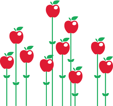 Apple Blossom Wall Sticker - Decoraciones Vinilos Para Cocinas (374x351)