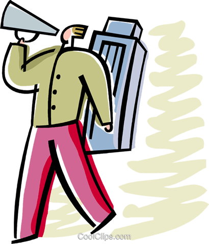 Announcements Royalty Free Vector Clip Art Illustration - Announcements Royalty Free Vector Clip Art Illustration (410x480)